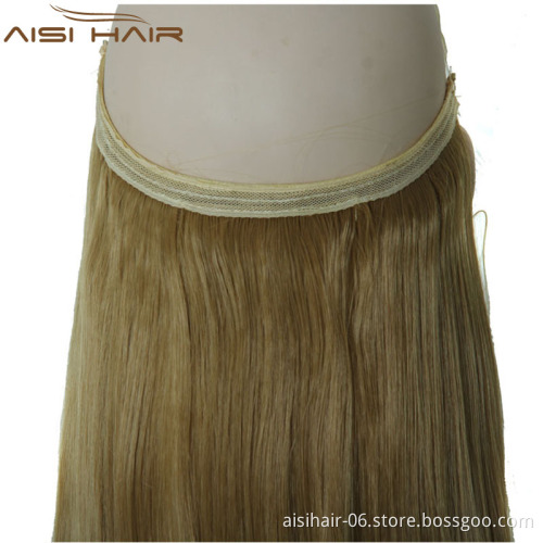 New Style Synthetic Hair Extension 100g Fish Tape Hair For White Women